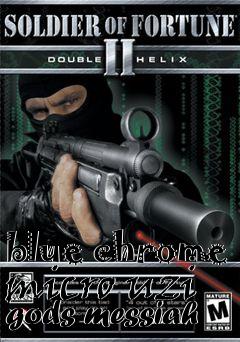 Box art for blue chrome micro uzi gods messiah