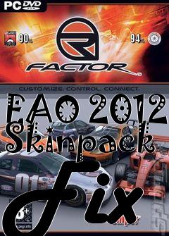 Box art for EAO 2012 Skinpack Fix