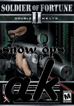 Box art for snow ops ak