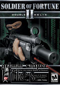 Box art for grimm sniper rifles