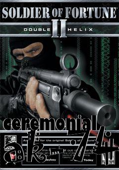 Box art for ceremonial ak-74