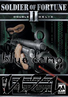 Box art for blue camo uzi