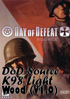 Box art for DoD:Source K98 Light Wood (v1.0)