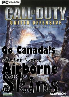 Box art for Go Canada!s Winter Camo Airborne Skins