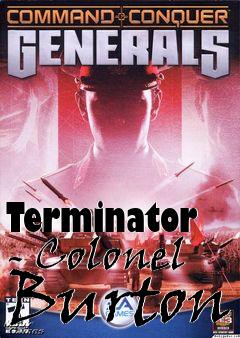 Box art for Terminator - Colonel Burton