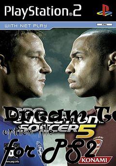 Box art for Dream Team option file for PS2