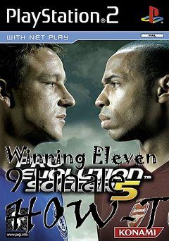 Box art for Winning Eleven 9 Finale HOW-TO