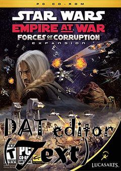 Box art for DAT editor (Text)