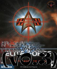 Box art for RPG-X Player Config Creator (v0.3)