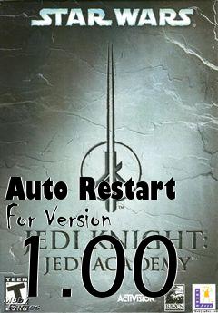 Box art for Auto Restart For Version 1.00