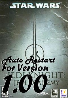Box art for Auto Restart For Version 1.00