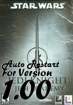 Box art for Auto Restart For Version 1.00