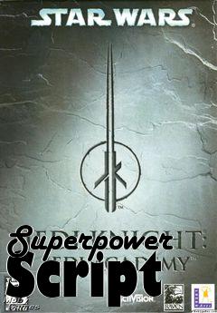 Box art for Superpower Script