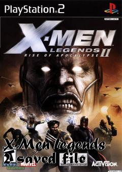 Box art for X-Men Legends 2 saved file