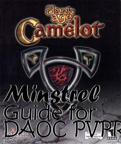 Box art for Minstrel Guide for DAOC PVPRvR
