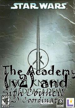 Box art for The Academy (v2) and Sith Council (v2) Coordinates