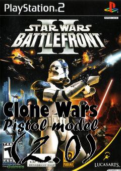 Box art for Clone Wars Pistol model (2.0)