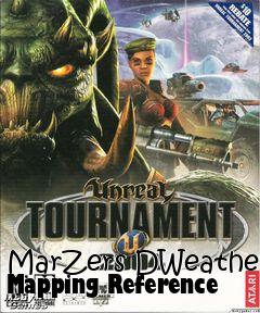 Box art for MarZers DWeather Mapping Reference
