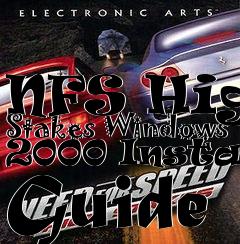 Box art for NFS High Stakes Windows 2000 Install Guide