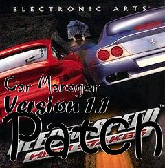 Box art for Car Manager Version 1.1 Patch
