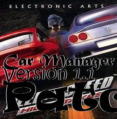 Box art for Car Manager Version 1.1 Patch