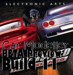 Box art for Car Modeller BETA Preview Build 11