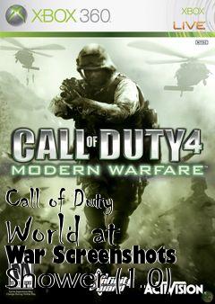 Box art for Call of Duty World at War Screenshots Shower (1.0)