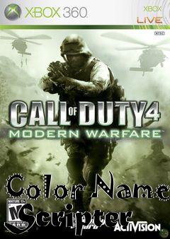 Box art for Color Name Scripter