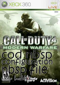 Box art for cod nbsp configuration nbsp file nbsp builder