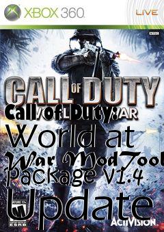 Box art for Call of Duty: World at War ModTools Package v1.4 Update