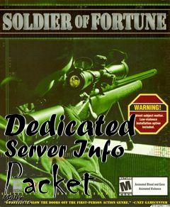 Box art for Dedicated Server Info Packet