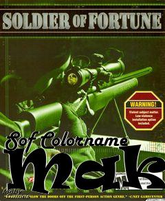 Box art for Sof Colorname Maker