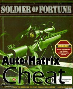 Box art for Auto-Matrix Cheat