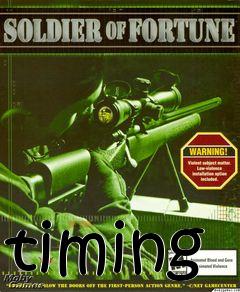 Box art for timing