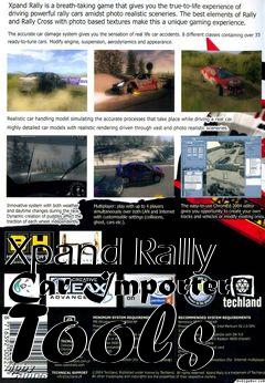 Box art for Xpand Rally Car Importer Tools