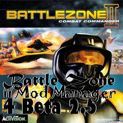 Box art for Battle Zone II Mod Manager 4 Beta 2.5