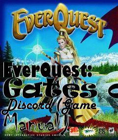 Box art for EverQuest: Gates of Discord (Game Manual)