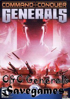Box art for C&C Generals Savegames