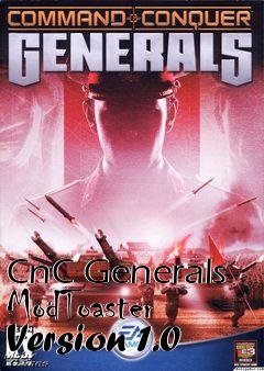 Box art for CnC Generals ModToaster Version 1.0