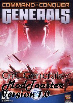 Box art for CnC Generals ModToaster Version 1.0