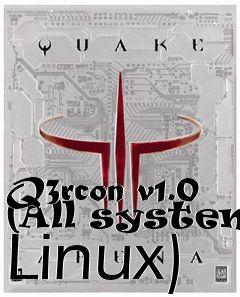 Box art for Q3rcon v1.0 (All systems Linux)