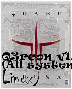 Box art for Q3rcon v1.0 (All systems Linux)