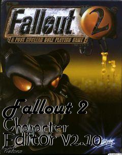Box art for Fallout 2 Character Editor v2.10
