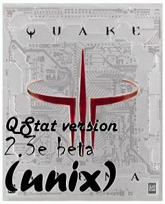 Box art for QStat version 2.3e beta (unix)