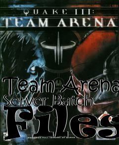 Box art for Team Arena Server Batch Files