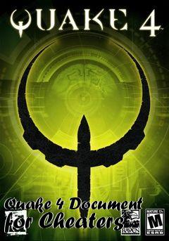 Box art for Quake 4 Document for Cheaters