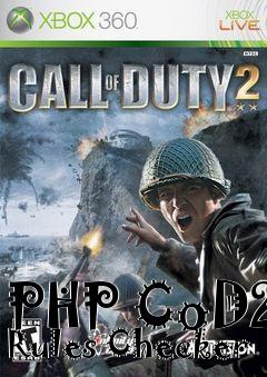 Box art for PHP CoD2 Rules Checker