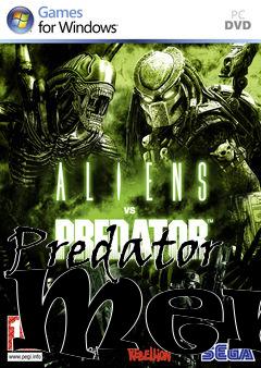 Box art for Predator Menu