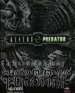 Box art for Help on adding custom maps Tutorial