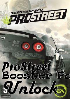 Box art for ProStreet Booster Pack Unlock